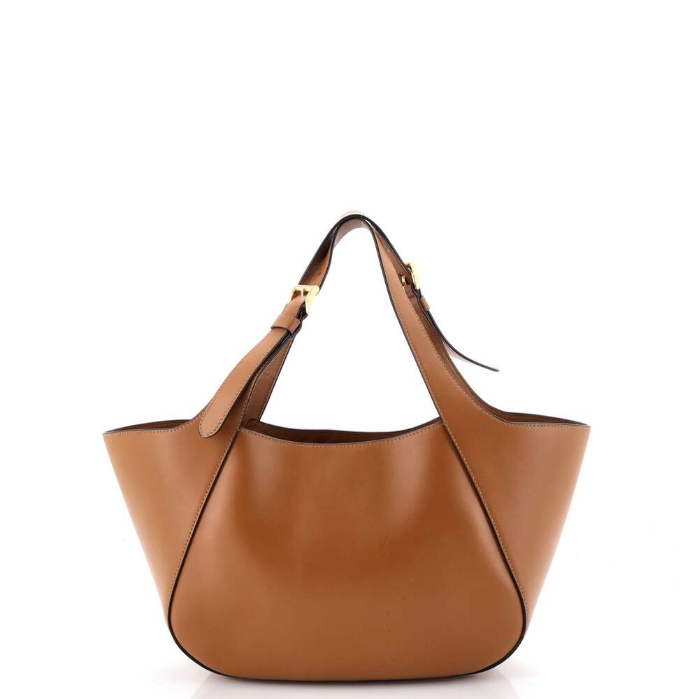 Prada Triangle Logo Buckle Handle Tote #255304P21B - Picture 3 of 7